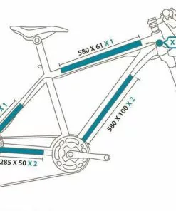 PACK XL, Matt Transaprent, Rahmenschutz-Set Mit 13 Kleber Von CLEAR PROTECT