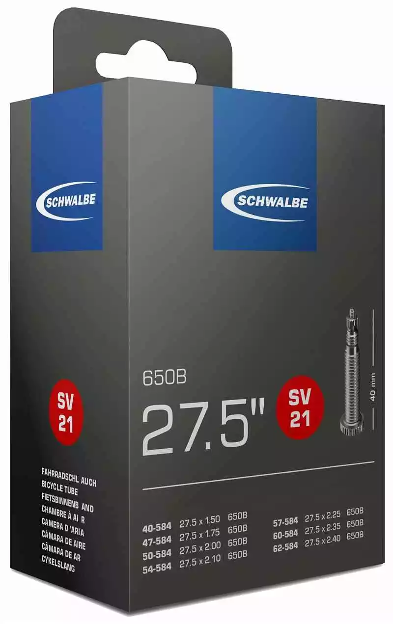 STANDARD (27.5") SV21 Schlauch SV21, Schwarz Von SCHWALBE 1 STANDARD (27.5") SV21 Schlauch SV21, Schwarz Von SCHWALBE