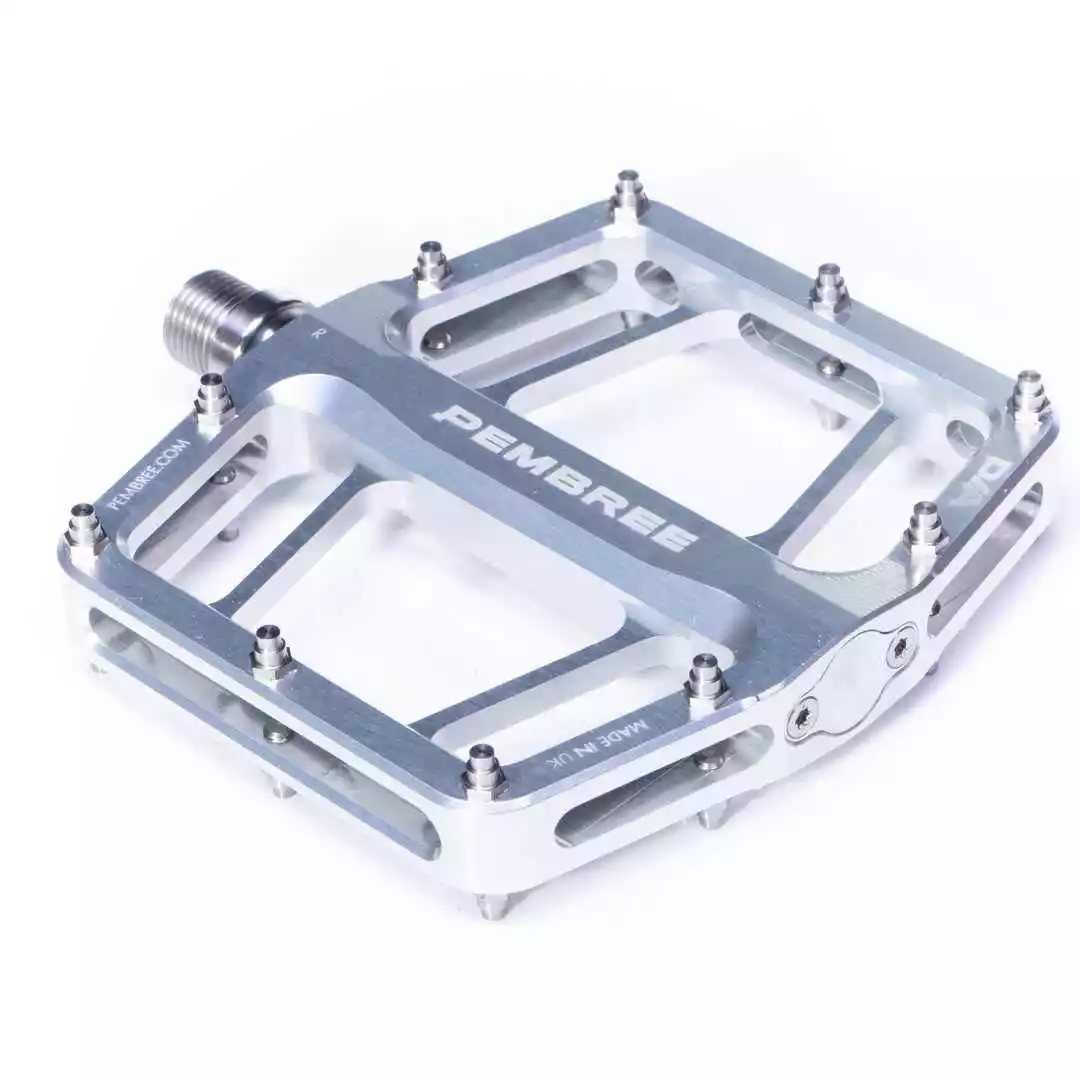 D2A Flatpedal, Silver Von PEMBREE 1 D2A Flatpedal, Silver Von PEMBREE