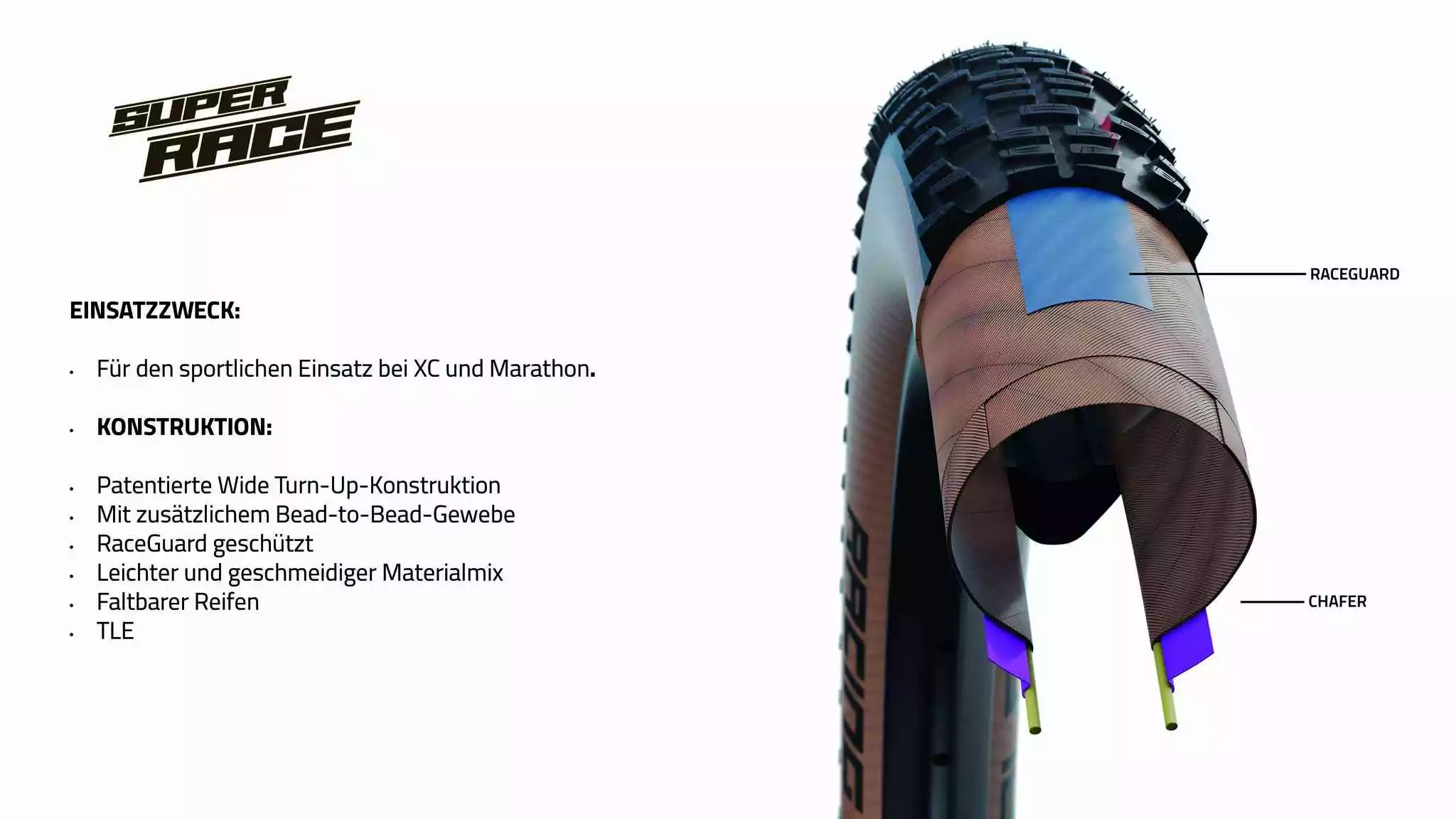 RACING RALPH Evo Super Race Transparent-Skin (29") MTB-Reifen, Transparent-Skin Von SCHWALBE 4 RACING RALPH Evo Super Race Transparent-Skin (29") MTB-Reifen, Transparent-Skin Von SCHWALBE – Bild 4