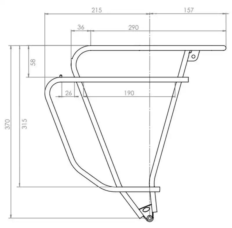 LOGO EVO Gepäckträger, Schwarz Von TUBUS 3 LOGO EVO Gepäckträger, Schwarz Von TUBUS – Bild 3