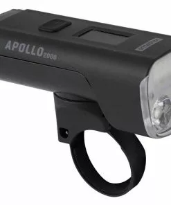 APOLLO 2000 Scheinwerfer, Schwarz Von VELOPLUS SWISS DESIGN