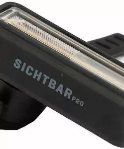 SICHTBAR PRO Rücklicht 60 Lumen, Schwarz Von VELOPLUS SWISS DESIGN