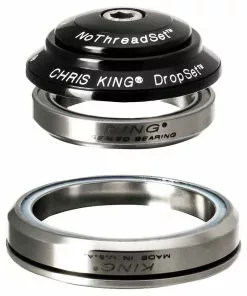 Chris-king DROPSET-3 PRESS FIT Steuersatz 1-1/8"/1.5" (Zero Stack), Schwarz Von CHRIS KING