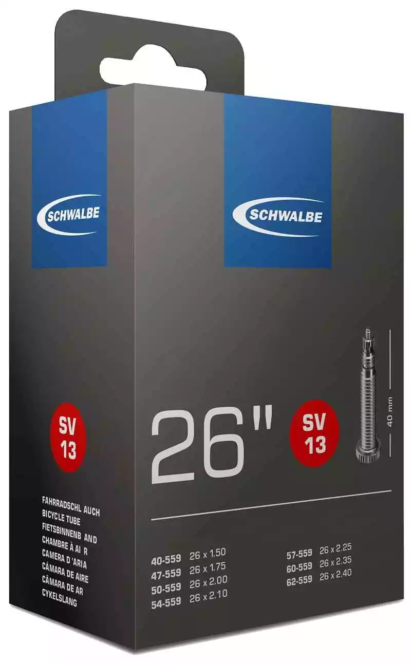 STANDARD (26") Schlauch AV / SV, Schwarz Von SCHWALBE 4 STANDARD (26") Schlauch AV / SV, Schwarz Von SCHWALBE – Bild 4