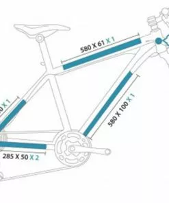 PACK L, Matt Transparent, Rahmenschutz-Set Mit 12 Kleber Von CLEAR PROTECT