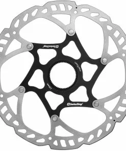 CATALYST PRO Bremsscheibe Centerlock , SILBER/SCHWARZ Von SWISSSTOP