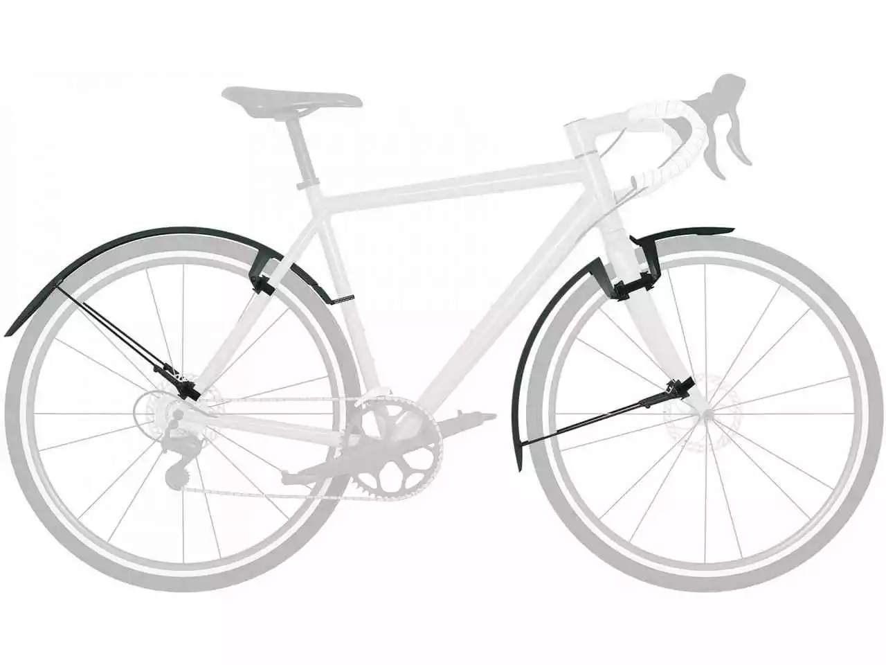 SPEEDROCKER Schutzblech-Set 28" Für Gravelbikes, Schwarz Von SKS 2 SPEEDROCKER Schutzblech-Set 28" Für Gravelbikes, Schwarz Von SKS – Bild 2