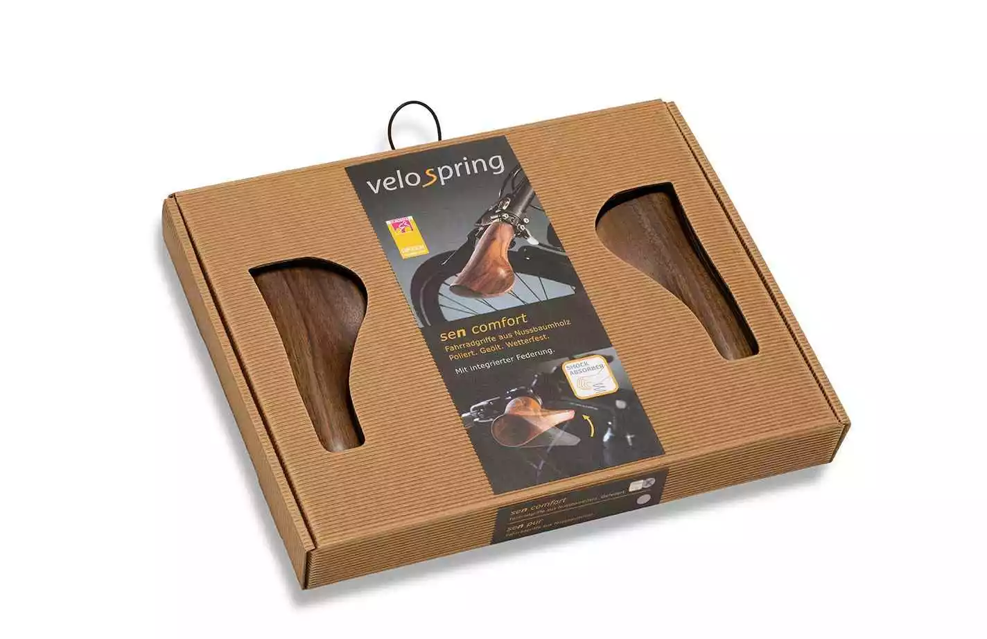 SEN COMFORT Gefederter Komfortgriff, Braun Von VELOSPRING 5 SEN COMFORT Gefederter Komfortgriff, Braun Von VELOSPRING – Bild 5