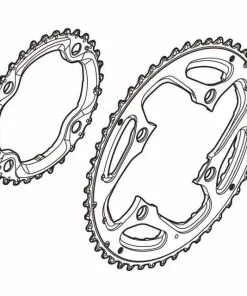 XT T781 4arm-Kettenblatt 10fach, 36/26 Zähne, LØ 104/64mm, Silber Von SHIMANO