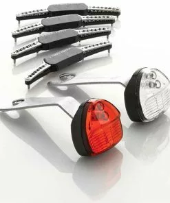 SL 250 DISC Batterieloses Naben-Dauerlichtset Für Scheibenbremsen, Schwarz Von REELIGHT