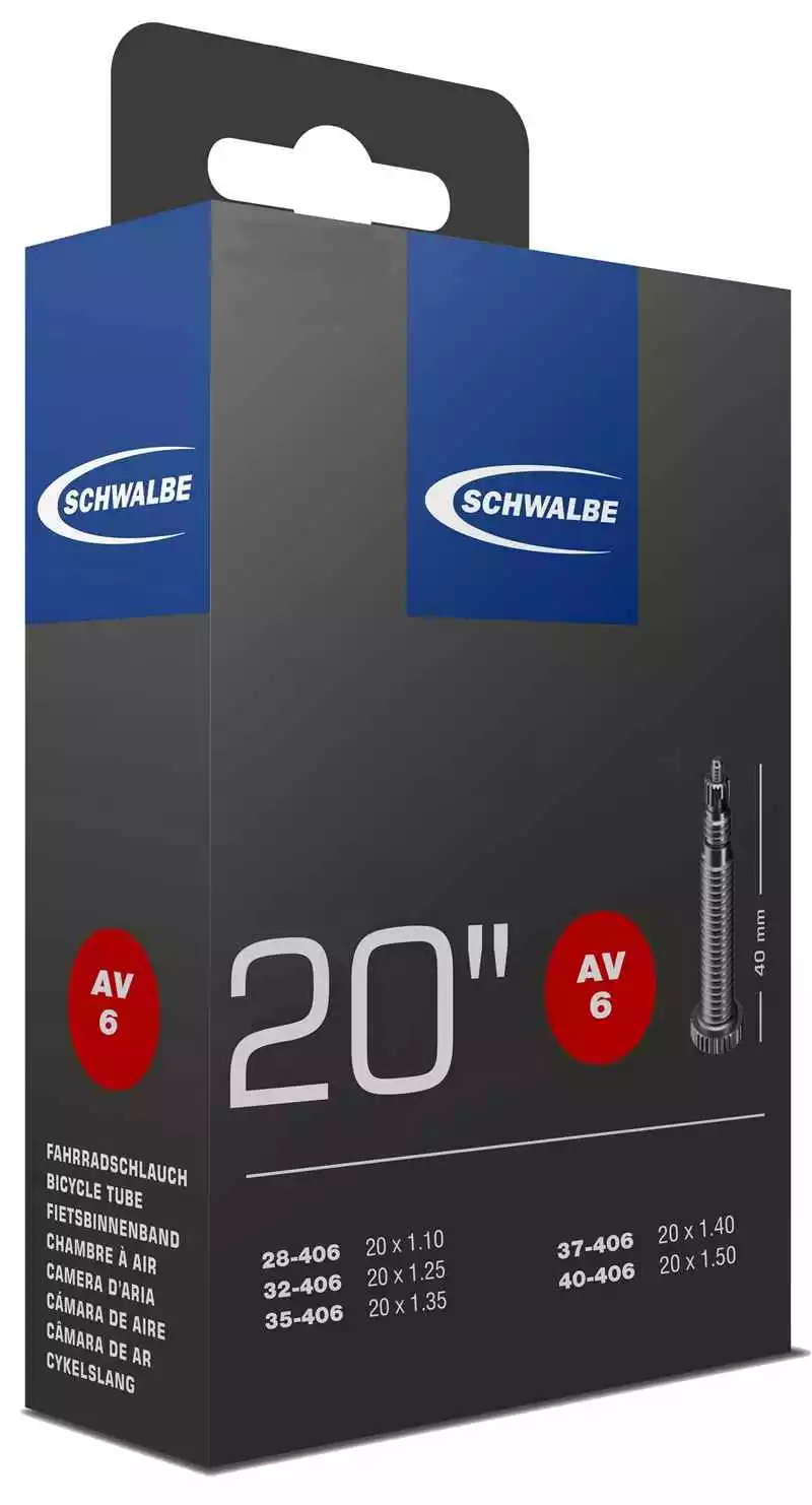 STANDARD (20") Schlauch, Schwarz Von SCHWALBE 3 STANDARD (20") Schlauch, Schwarz Von SCHWALBE – Bild 3