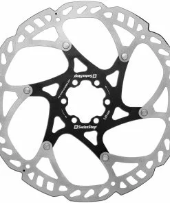 CATALYST PRO Bremsscheibe 6 Loch , SILBER/SCHWARZ Von SWISSSTOP