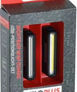 SICHTBAR MINI COMBO Positionslicht-Set 35/30 Lumen , Schwarz Von VELOPLUS SWISS DESIGN -Reperatur & Pflege Verkäufe 6NKIbCfDtP8wIg3Lx2ap4J 33015136 schwarz 3