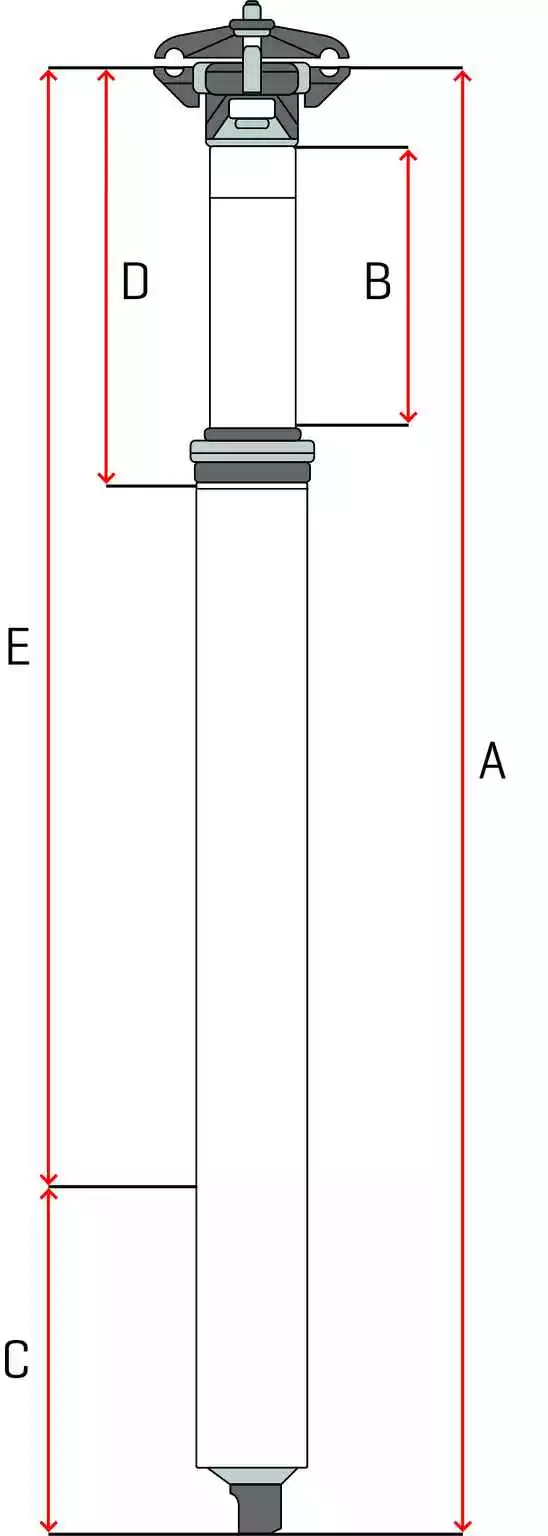 REVERB AXS 150mm Travel , Black Von ROCKSHOX 2 REVERB AXS 150mm Travel , Black Von ROCKSHOX – Bild 2