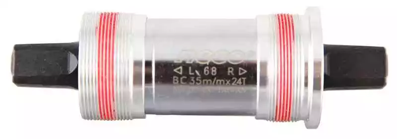 FRA 4-Kant-Tretlager Für 68mm Gehäuse, Silber Schwarz Von NECO 1 FRA 4-Kant-Tretlager Für 68mm Gehäuse, Silber Schwarz Von NECO