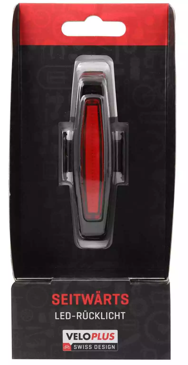 SEITWÄRTS Rücklicht 50 Lumen, Schwarz Von VELOPLUS SWISS DESIGN 5 SEITWÄRTS Rücklicht 50 Lumen, Schwarz Von VELOPLUS SWISS DESIGN – Bild 5