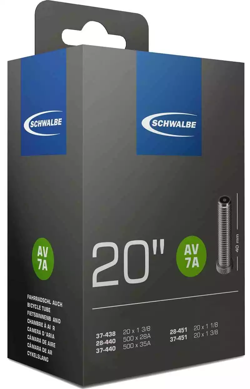 STANDARD (20") Schlauch, Schwarz Von SCHWALBE 6 STANDARD (20") Schlauch, Schwarz Von SCHWALBE – Bild 6