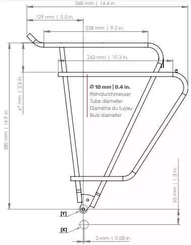 LIVIANO Gepäckträger Titanium, Silber Von TUBUS 3 LIVIANO Gepäckträger Titanium, Silber Von TUBUS – Bild 3
