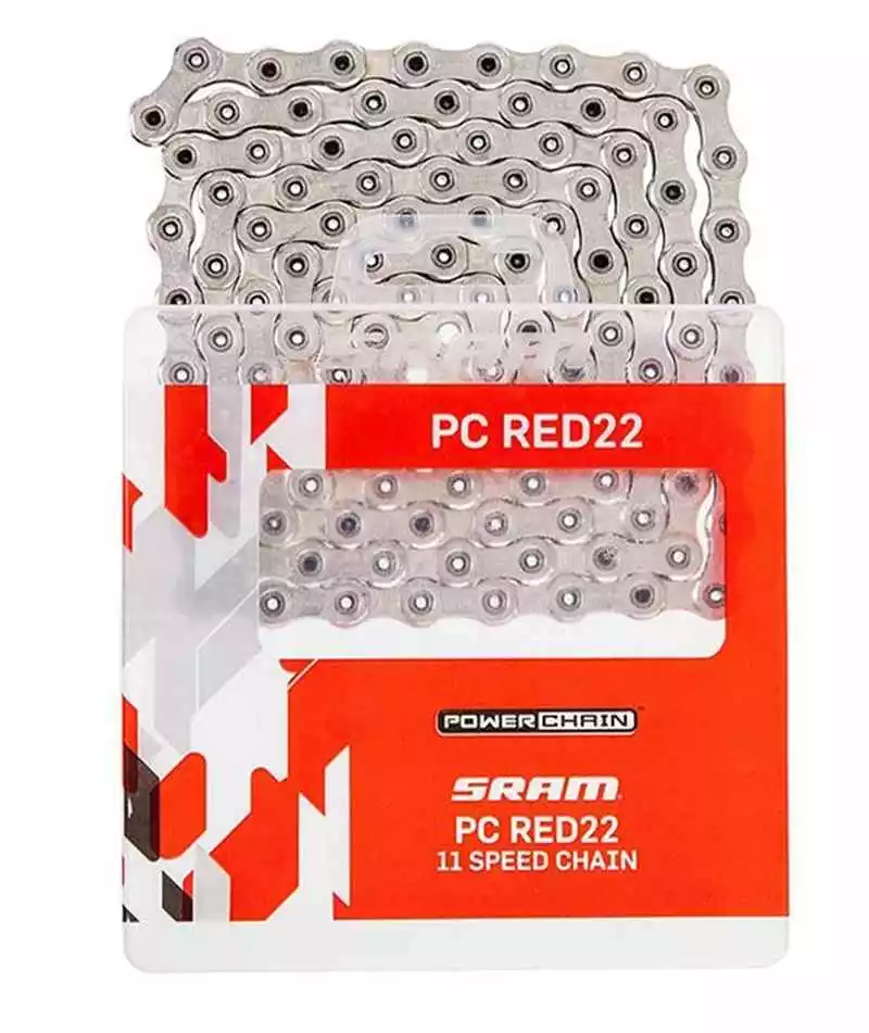 PC RED22 Rennvelo Kette 11fach, Silber Von SRAM 1 PC RED22 Rennvelo Kette 11fach, Silber Von SRAM