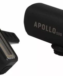 APOLLO 500 / SICHTBAR PRO Lichtset , Schwarz Von VELOPLUS SWISS DESIGN